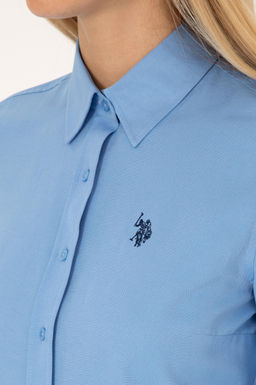 Kad_n A__k Mavi Uzun Kollu Basic G_mlek - U.s. polo assn фото 7