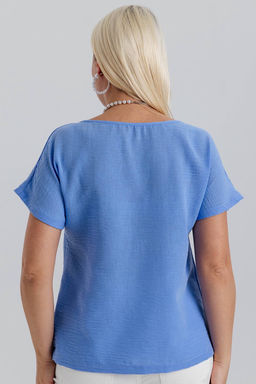 Блузка женская 4435/02/Голубой - Rise фото 2