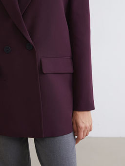 D??me Detayl? Kad?n Blazer Ceket