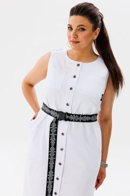 Платье ANELLI 1478 чистый белый  фото 7