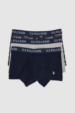 Erkek Lacivert 3l_ Boxer Tak_m_