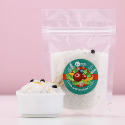 Соль для ванны с добавками, 150 г, аромат ягод, Чистое счастье  фото 2