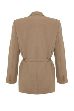 TRENDYOLMILLA Limited Edition Tas Baglama Detayl? Poliviskon Dokuma Blazer Ceket TWOSS24BC00037 фото 9