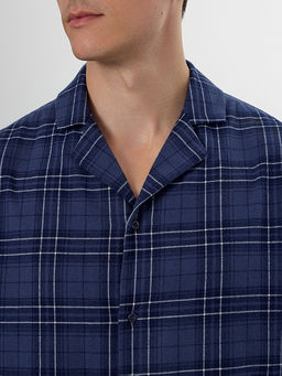 Комплект домашний мужской синий в клетку - Mark formelle фото 4