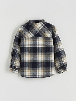 Uzun Kollu Ekose Erkek ?ocuk G?mlek