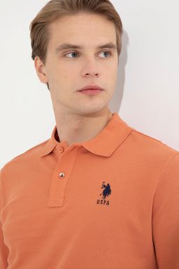 Мужская толстовка с воротником поло с плиткой Basic - U.s. polo assn фото 2