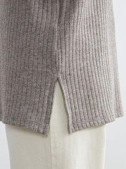 Dik Yaka Oversize Kad?n Ti??rt