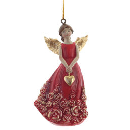 Фигурка декоративная подвеная "Ангел", L5 W3,5 H9,5 см, 2в.