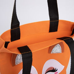 Детский сумка - шопер с допиками NAZAMOK Лисичка, 32х23см - NAZAMOK KIDS фото 6