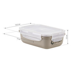 Емкость для продуктов "Фреш" 0,4л, прямоуг. арт. М1420