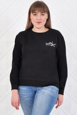 Арт. 13102 Толстовка женская 50-58 (5 шт) Цвет:черный - Калинка фото 2