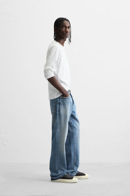 REWORKED RELAXED FIT JEANS - Zara фото 4