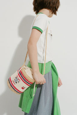 BANDOLERA CROCHET PECES / Blanco Crudo - Zara фото 2