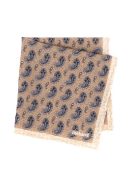 Светло-коричневый шерстяной платок - Cacharel фото 2