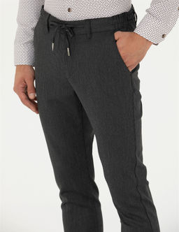 Antrasit Slim Fit Kanvas Pantolon - Pierre cardin фото 6