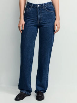 Джинсы straight с высокой посадкой / Zarina