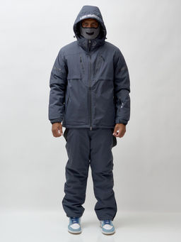 Горнолыжный костюм мужской зимний темно-серого цвета 3710TC - Mtforce фото 7