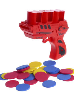 Пистолет Молния, детский, стреляет дисками, 17 см, цвет МИКС - Simaland фото 4