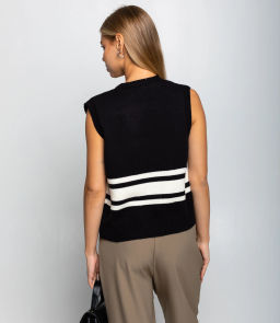 Жилет #КТ866 (3), чёрный