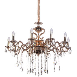 Люстра подвесная в стиле барокко "Amazzoni" 10*40Вт Е14 8553