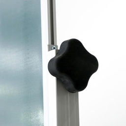 Доска двусторонняя 100×150 см, магнитно-маркерная/меловая, Calligrata СТАНДАРТ, поворотная на мобильном стенде, в алюминиевой рамке, с полочкой