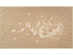 6с103.512ж2 У леса на опушке(лён3) Полотенце махровое 50х90см