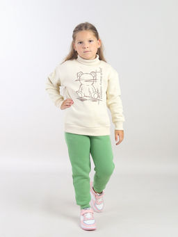 CRB wear / CWKG 70520-37 Брюки для девочки ,зеленый