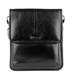 3002-2 black, мужская сумка "Планшет" из экокожи Barcelo Biagi