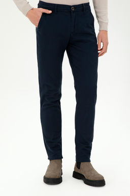 Мужские темно-синие брюки из плотной ткани - U.s. polo assn фото 2