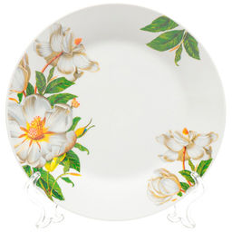 Шиповник, Тарелка десертная, керамика, 20 см, круглая, Daniks, 7435 (307944)  фото 2