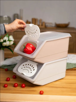 Контейнер для овощей 7,6л 14,8*32,3*22см - Полимербыт фото 22