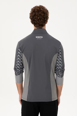 Мужской свитшот антрацитового цвета - U.s. polo assn фото 5