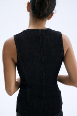 Chaleco sastre en denim - H&m фото 4