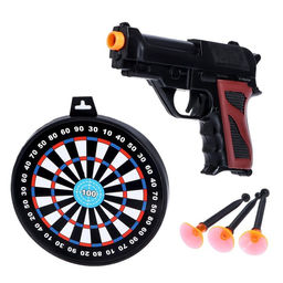 Пистолет Сержант, с мишенью, стреляет присосками, МИКС