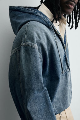 WASHED HOODED JACKET - Zara фото 7