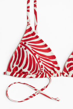 Top de bikini triangular con relleno - H&m фото 7