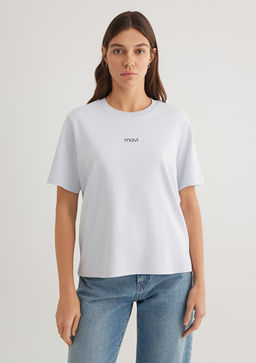 Mavi Logo Bask?l? Beyaz Tisort  фото 3