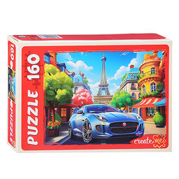 Пазлы 160 "Автомобиль в Париже"