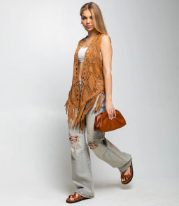 Жилет #КТ88510, коричневый - Dommod фото 4