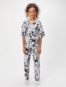 ACOOLA / Пижама детская для девочек Olean набивка