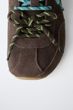 ZAPATILLA DEPORTIVA BAREFOOT PIEL / Marr?n Chocolate - Zara фото 4
