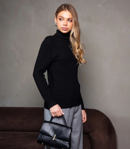 Водолазка #КТ881 (7), чёрный - Dommod фото 2