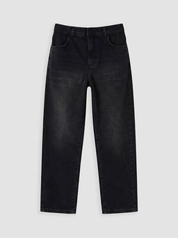 Baggy Fit Erkek ?ocuk Jean Pantolon