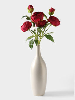 Цветы искусственные "Пион Бьорг" d-8,5 см 65 см, красный