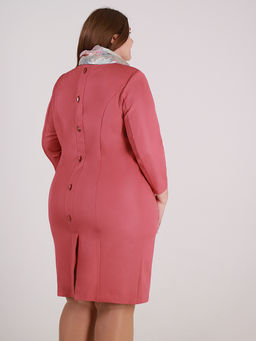 ШАРМ Текс 461.С1 Платье+ шарф - Almond фото 5