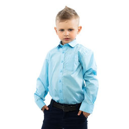 Рубашка детская Tsarevich Sky Blue фото 5