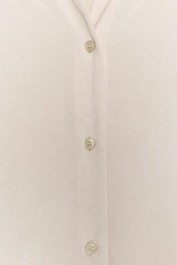 CAMISA FLUIDA LAZADA ZW COLLECTION / Beige - Zara фото 10
