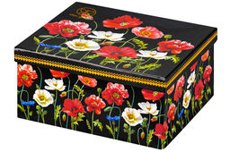 Чайн. пара 2 пр. 270 мл 12,5*9,5*7 см  Маки на черном NEW BONE CHINA - Elan gallery фото 19