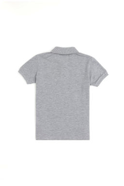 U. S. Polo Assn / Серая меланжевая базовая футболка для мальчиков - U.s. polo assn фото 2