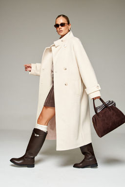 Пальто Beautiful Free 7012 молоко